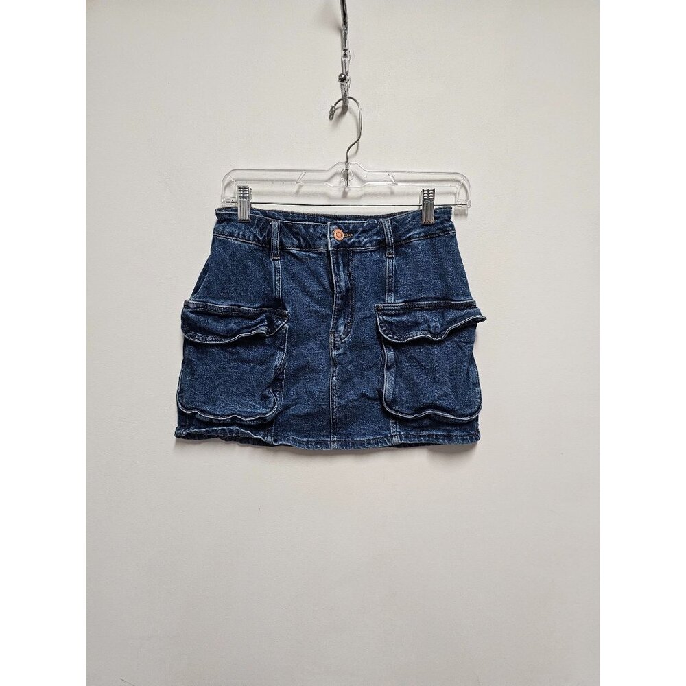 ANWND Denim Cargo Skirt Small